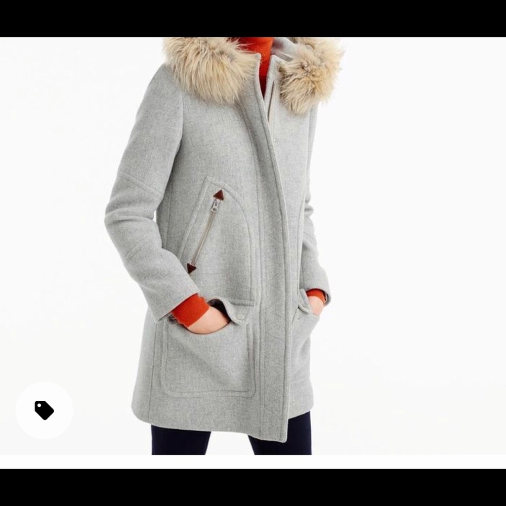 Jcrew Stadium Cloth Parka